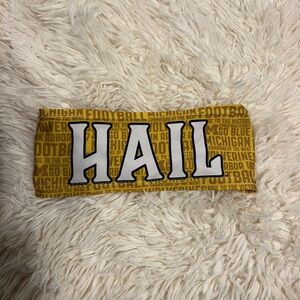 University of Michigan Hail headband in Maize